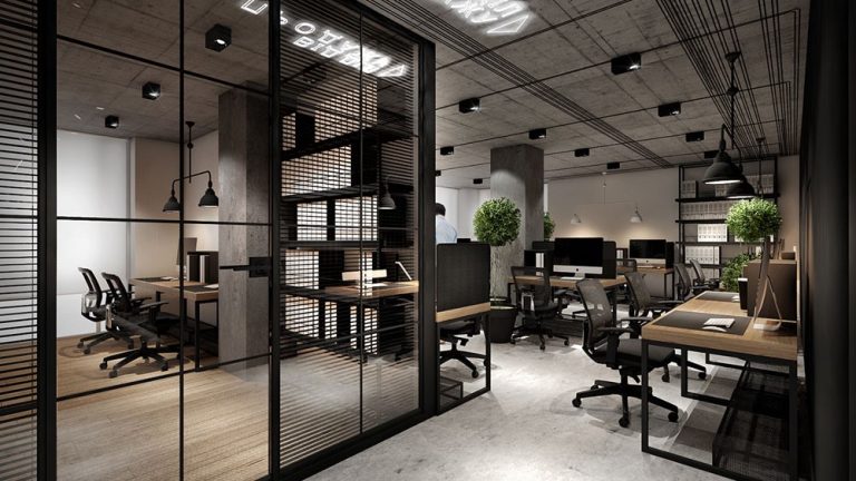 Thiết kế văn phòng công nghiệp - Leaf Office